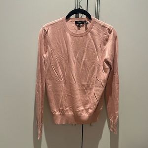 Theory dusty pink sweater
